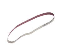 Aolidsive 10 Pièces Bande Abrasive Papier de Verre Oxyde d'aluminium 533x9mm 80 pour le Polissage du Bois et du Métal pour les Amateurs de Bricolage (80#)