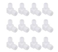 Aolidsive 12 Pièces Raccord de Tuyau Barbé 90 Degré Angle Droit