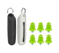 Aolidsive 3 Paires de Bouchons D'oreille de Sommeil en Silicone Antibruit Bouchon D'oreille de Natation Réutilisable avec Boîte de Rangement Ventilée pour le Travail de Concentration du