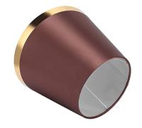 Aolidsive Abat-jour en Tissu de Fer, Style Européen Classique, Compatible E27, adapté aux Chambres et aux Couloirs avec Installation ClipOn (Café PX133)