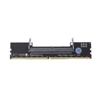 Aolidsive Adaptateur DDR5 U DIMM vers So DIMM, Convertisseur de Mémoire pour Ordinateur Portable et Ordinateur de Bureau, pour la Réparation et L'entretien des Ordinateurs