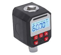 Aolidsive Adaptateur de ynamométrique Numérique, Construction en Acier, Plage d'affichage 0-60 Nm avec Buzzer et Indicateurs LED pour l'entretien Automobile et les Projets de Bricolage