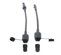 Aolidsive Adaptateur Ethernet Satellite Rectangulaire SPX vers RJ45 IP68 étanche 22 AWG Câble en Cuivre à Broche Unique avec Adaptateur RJ45 Femelle pour Satellite Rectangulaire Plat