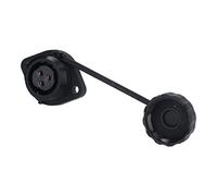 Aolidsive Aolidsive Prise de Courant d'aviation à Bride, Connecteur étanche SP16 Mâle et Femelle, 9 Cœurs 250 V 5 A, Idéal pour les équipements de Communication et l'électronique (9 conducteurs