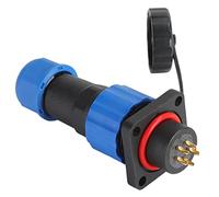 Aolidsive Aolidsive Prise IP68, Matériau PA66, Connecteur étanche pour Prise d'aviation, Fiable pour les Utilisateurs d'équipements Industriels et de Communication (9 conducteurs (250V