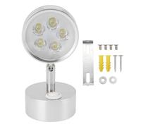 Aolidsive Applique Murale LED, Applique Murale en Aluminium galvanisé Haute luminosité 5 W avec Angle Réglable vers le Bas de 90 °, pour Chambres à Coucher, Salons, Vitrines, Galeries