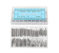 Aolidsive Assortiment de Goupilles Fendues de Maillon de Bracelet de Montre, 360 Pièces de Goupilles de Montre en Acier Inoxydable pour Kit de Réparation de avec des Tailles de 6 à 23 Mm, Jeu de de