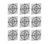Aolidsive Autocollant Réfléchissant, Patchs Réflecteurs en Résine, 100 Pièces Auto-adhésifs pour l'enquête de Station Totale, Feuilles Réfléchissantes Polyvalentes pour l'arpentage et la (2 * 2cm)