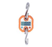 Aolidsive Balance Numérique Suspendue, Balance électronique Portable à Crochet pour Peser les Bagages et les Courses, capacité de 150 Kg avec Affichage Double Précision (ORANGE)