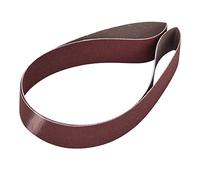 Aolidsive Bande Abrasive Bande Abrasive en Oxyde d'Aluminium 10 Pack 760x25mm 30x1 Pouce 600 pour Ponceuse à Enlèvement de Rouille Finition de Surface Travail du Bois Polissage des Métaux (600