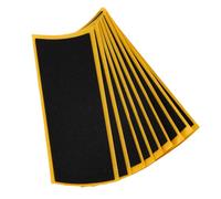 Aolidsive Bande Adhésive Noire en Mousse PU, 50 Pièces, Feuilles Adhésives Fortes Antidérapantes Prédécoupées pour Le Remplacement de la Touche