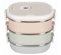 Aolidsive Boîte à Déjeuner Portative en Acier Inoxydable, Récipient Alimentaire avec Verrou de sécurité pour le Travail des étudiants et des Enfants, Boîte à Déjeuner Isolée Thermique étanche pour