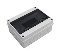 Aolidsive Boîte de Distribution étanche IP65, Boîte de Jonction Transparente à 12 Voies, Plastique ABS Durable pour une Utilisation électrique Intérieure et Extérieure