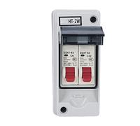 Aolidsive Boîte de Distribution Extérieure étanche IP65 2 Voies MCB Type C avec Couvercle Transparent pour Bâtiments Résidentiels Ateliers Centres Commerciaux ABS PC Pa66 Matériau 16A 32A Courant