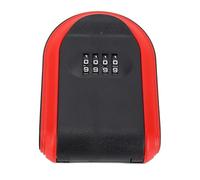 Aolidsive Boîte de Verrouillage à clé Murale, étui de Rangement pour Clés à Combinaison ABS avec Conception étanche pour Appartement de Garage de Bureau à Domicile, 3,7x1,7x5,0 Pouces (rouge)