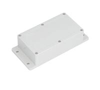 Aolidsive Boîtier de Jonction étanche en ABS, 158x90x46mm à Bride Fixe | Boîtier de projet électrique extérieur, support F72, coque ignifuge, anticorrosion, pour câblage de terminal, combinateur