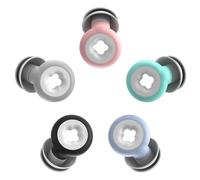 Aolidsive Bouchons D'oreilles à Réduction de Bruit avec 8 Embouts en XS S M L, Bouchons D'oreille en Silicone Antibruit de 25 à 33 DB pour le Travail du Sommeil et la sensibilité au Bruit (BLUE)