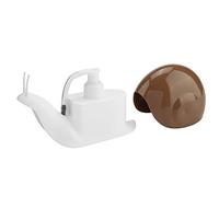 Aolidsive Bouteille de Liquide de Salle de Bain Distributeur de Savon Liquide PP Bouteille de Presse en Forme d'escargot de 120 ML avec Couvercle Anti-poussière pour Salle de Bain Cuisine Commode