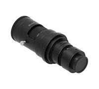 Aolidsive C-Mount Objectif de Microscope Réglable, Zoom Continu 200X | Plage de grossissement 0,7-5x, revêtement antireflet bleu, inspection vidéo industrielle, adaptateur de type C, distance de