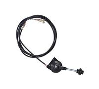 Aolidsive Câble de Commande D'accélérateur Manuel de 4 Mètres, Câble D'accélérateur à Réponse Rapide pour Pelle Malaxeur de Béton, Machines Lourdes