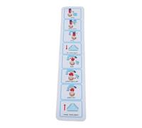 Aolidsive Calendrier Visuel d'apprentissage de la propreté, Tableau de Routine de Salle de Bain en Tissu Oxford Imperméable pour Enfants, Guide étape par étape avec Symboles de la Vie Réelle