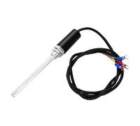 Aolidsive Capteur de Température PT100, Sonde Thermocouple étanche en Acier Inoxydable de Haute Précision, pour une Large Plage de -200 à 450 ℃ (Tige droite 100MM)