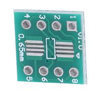 Aolidsive Carte Adaptateur SOP8, Module Convertisseur SSOP8 vers DIP8 en Aluminium et Plastique pour une Installation Facile sur les Cartes de Circuits Imprimés, Léger et Durable avec un Courant