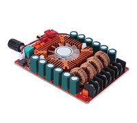 Aolidsive Carte d'amplificateur Numérique TDA7498E, Module Stéréo Haute efficacité 2 X 160 W pour l'audio Domestique, avec Refroidissement à Température Contrôlée et Alimentation 15-36 V CC