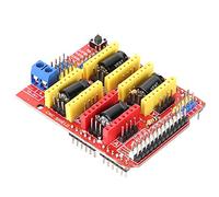 Aolidsive Carte d'extension CNC V3, Accessoires d'imprimante 3D avec Module Pilote A4988, Compatible avec et Rampes 1.4 pour une Gravure Précise de Bricolage