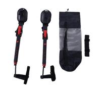 Aolidsive Chaise Portable, Siège Portable Léger en Exosquelette avec Hauteur Réglable de 47 à 65 Cm, pour la Pêche, Charpentier, Photographe, Chef, Utilisation Intérieure et Extérieure