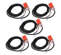 Aolidsive Commutateur de proximité NPN Normalement, Capteur de proximité IP65 Réponse DC10 à 30 V 200 MA 100 Hz, Poids Léger 5 Pièces pour la Détection de Contrôle d'équipement d'automatisation