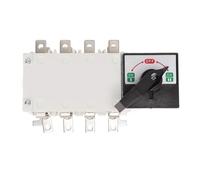 Aolidsive Commutateur de Transfert de Puissance Manuel Double 4P AC400V 50Hz 80A Commutateur de Déconnexion à Double Jet IP65 de Charge de Transfert pour les Bureaux et les Lieux Publics (32A)