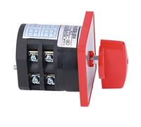 Aolidsive Commutateur Inverseur, Matériau PP, Sélecteur de Came à 2 Pôles et 3 Positions, AC380V, Idéal pour le Contrôle de Moteur et les Applications Industrielles