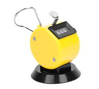 Aolidsive Compteur Manuel Berm, Plastique ABS, Compteur Mécanique à 4 Chiffres pour Le Comptage du Trafic et la Participation à des Conférences (Yellow)