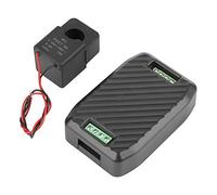 Aolidsive Compteur Multifonctionnel 100 A pour Tester la Tension, le Courant et la Puissance, Compteur d'énergie de Haute Précision avec CT fermé 100 A PZEM-016 pour un Usage Domestique et (Ouvrir