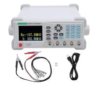 Aolidsive Compteur Numérique, écran LCD TFT de 3,5 Pouces avec 16 Points de Fréquence de Test et Réglage de la Tension de Polarisation, pour Tester et Mesurer les Composants (Prise UE 200V-240V)