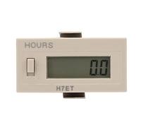 Aolidsive Compteur Numérique H7ET-BVM, Mini Minuterie électrique avec écran LCD à 6 Chiffres, DC 5-30 V pour le Comptage du Trafic et une Utilisation Industrielle (0,0 heures)