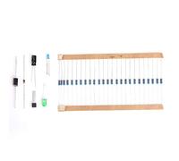 Aolidsive Condensateur électrolytique, Kit Assorti de Composants électroniques, 1565 Pièces pour l'électronique de Bricolage, l'expérimentation Physique et la Réparation de Circuits Imprimés