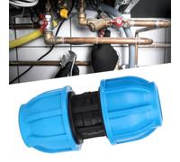 Aolidsive Connecteur de Tuyau Droit de 25 Mm, Raccord de Tuyau d'eau en Plastique PE, Réduit la Perte de Pression, Compatible avec les Tuyaux PPR, PE et PVC pour un Système d'eau Efficace