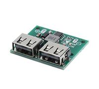 Aolidsive Convertisseur DC 9V-24V vers 5.2V Chargeur USB Double | Régulateur de tension abaisseur, courant maximum 3 A, plage d\'entrée 6-26 V, ports de contact plaqués or, alimentation