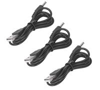 Aolidsive Cordon d'alimentation USB 3 Pièces, Double Isolation en PVC, Câble de Chargement USB de 1 M pour Appareils Photo, Téléphones et Autres Appareils