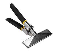 Aolidsive Coupe-joint manuel en tôle, cintreuse à mâchoire droite de 150 mm pour plier aplatir les panneaux métalliques avec poignée ergonomique et verrouillage de commutateur pour CVC, bardage