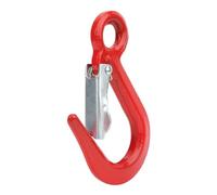 Aolidsive Crochet de Levage de 5 000 Lb, Crochet de Levage de Grue en Acier allié avec Loquet de sécurité pour la Construction de Navires, Charge Lourde de 2 200 Kg