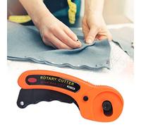 Aolidsive Cutter de 45 Mm, Acier Rapide, Coupe Circulaire Tranchante pour Courtepointes et Coupe du Cuir, Idéal pour Plusieurs Couches de Tissu, Papier et Plastique