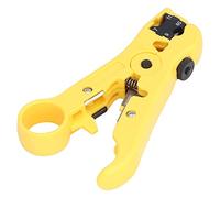 Aolidsive Dénudeur de Câble Coaxial Réglable, Matériau ABS, Dénudeur Manuel Multifonction pour Paire Torsadée RG59 RG6 RG11 UTP et Plus