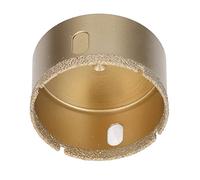 Aolidsive Diamant Trépan Carrelage, 65mm Queue Triangulaire (65mm) | Coupe-marbre en verre de porcelaine, lame ronde de 2,5 pouces, pomme de douche de salle de bain, jardinière en céramique,