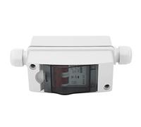 Aolidsive Disjoncteur DC 2P 50A, Interrupteur d'isolateur Miniature IP65 1000V pour Système Solaire Photovoltaïque, Coque Ignifuge PA66 avec Fenêtre Transparente