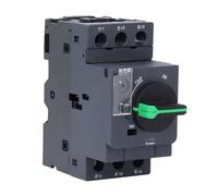 Aolidsive Disjoncteur de Moteur électrique, Matériau ABS, Type de Bouton de Déclenchement Magnétique Thermique, 6 à 10 A avec Déclenchement Magnétique de 138 A pour Application sur Rail DIN 35 Mm