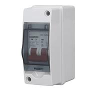 Aolidsive Disjoncteur, Interrupteur d'isolement 2P 1000 V DC 6 A avec Boîtier étanche IP65, MCB Compact pour Système Solaire PV, Installation Rapide, Protection de Circuit Domestique pour les