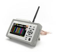 Aolidsive Enregistreur de Thermomètre Enregistreur de Données de Thermomètre ABS 10 Canaux Écran TFT de 5 Pouces Résolution 0,01 ° C 5 ° F à 104 ° F Environnement d'utilisation pour les Tests CVC